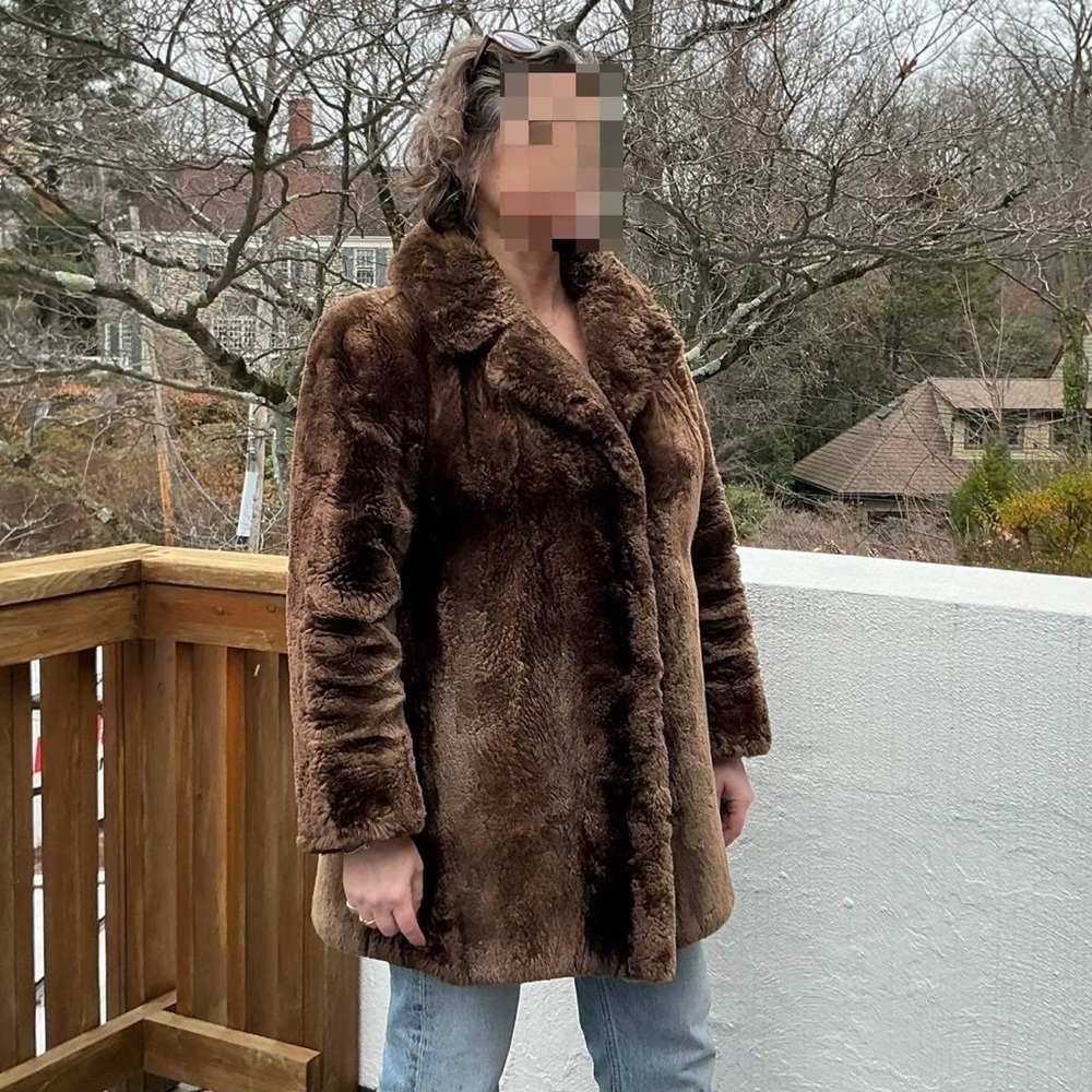 Vintage Brown Fur Coat